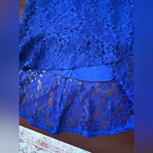 Enfocus Studio Navy Lace Midi Dress - Picture 5 of 9